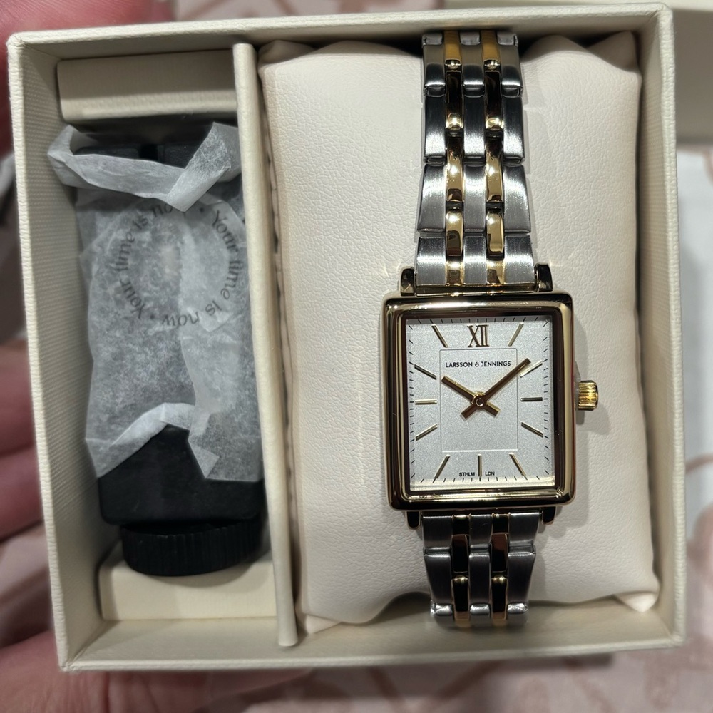 LARSSON & JENNINGS Boyfriend Mixed Metal Watch